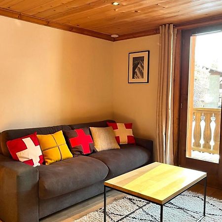 Chic And Cosy Apt With Balcony In Megeve Exterior photo