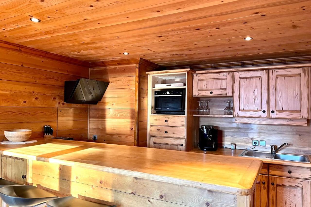 Chic And Cosy Apt With Balcony In Megeve Exterior photo